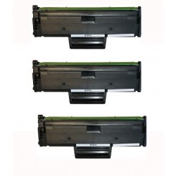 Toner équivalent à Samsung MLT-D101S Pack de 3 Noir