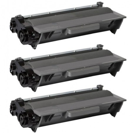 Toner équivalent à Brother TN3430 Pack de 3 Noir