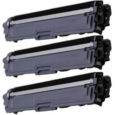 Toner équivalent à Brother TN243BK Pack de 3 Noir